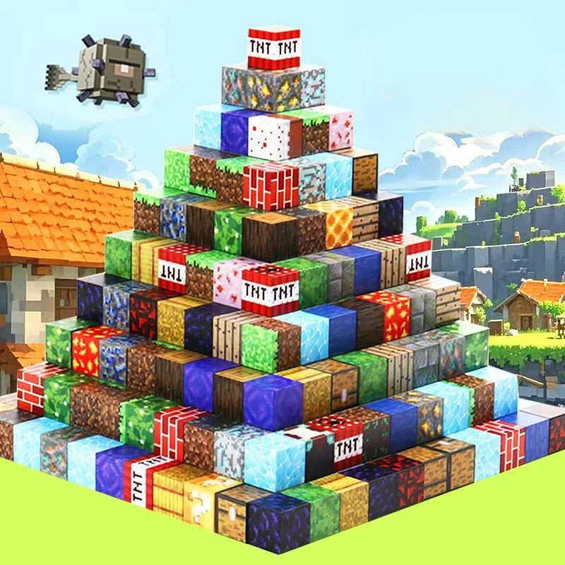 Bloco Minecraft Magnético 50-100 peças