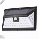 Luminária com Sensor de Movimento à Energia Solar com Ângulo Amplo SUPER Brilhante