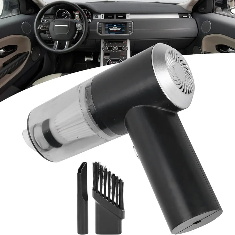 Mini Aspirador de Pó Elétrico Portátil para Casa/Automóvel 3 em 1 - 110V - Preto