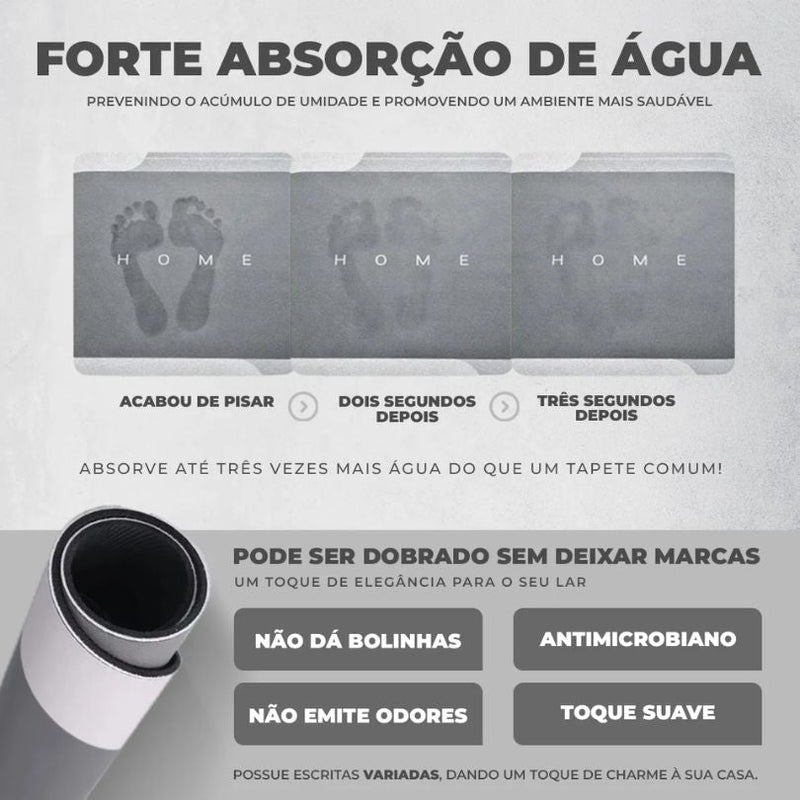 Tapetes para Banheiro Antiderrapante Premium