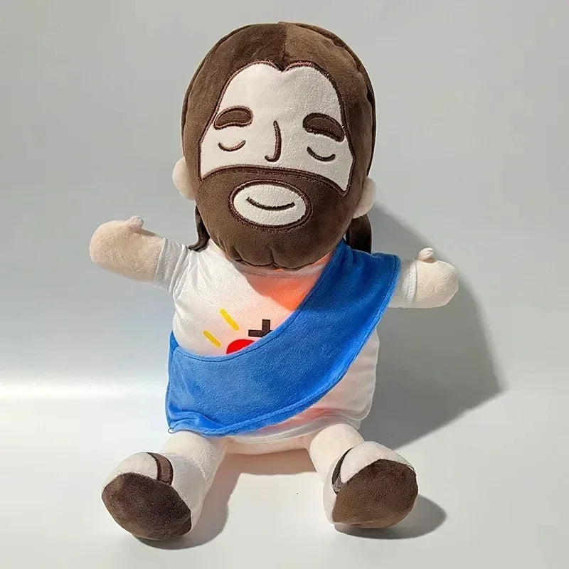 Pelúcia Menino Jesus que Respira e Acalma a Alma