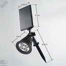 Luminária de Foco Externa com Painel Solar de 1ª Linha